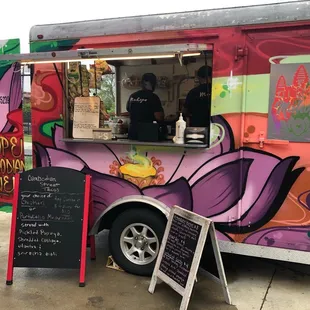 Mahope Cambodian Cuisine's food truck is as attractive as its meals.