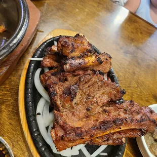 Soy garlic pork ribs