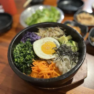 Hot Stone Bowl Bibimbap