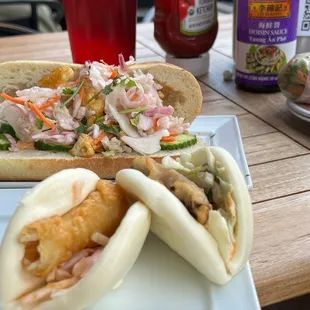 Shrimp &amp; mushroom buns