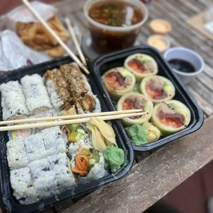 The Chinese food is amazing and the sushi is hands down the best in area!!!