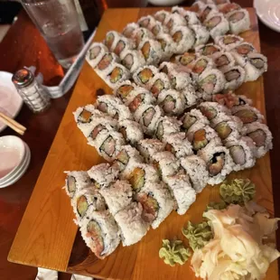 sushi and sashimi, food, sashimi, sushi