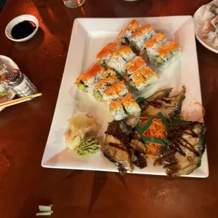 sushi and sashimi, sashimi, food, sushi