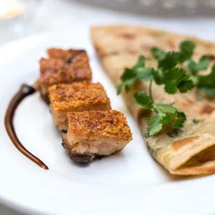 Chef Special: Pork belly with scallion pancakes. Photo courtesy of The Local Palate.