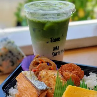 Bento $10 - the perfect lunch for the rice lover