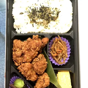 Chicken Karaage Bento $12