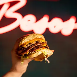 Mexican style smash burger