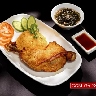 Cơm Gà Xối Mỡ