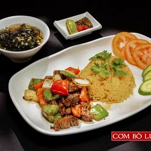 Cơm bò lúc lắc