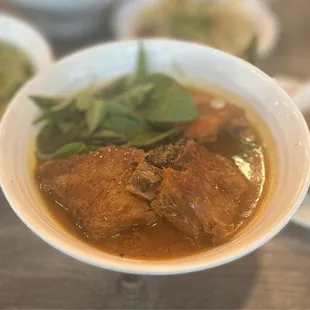 MÌ SƯỜN: PORK PORCHED NOODLE SOUP | $14.99