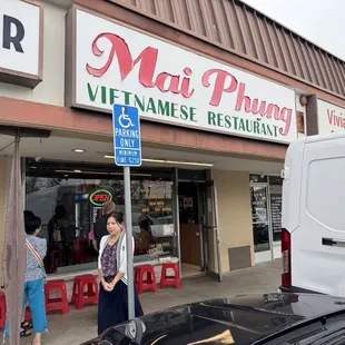 There isn't a ton of parking so you may have to park on the street.