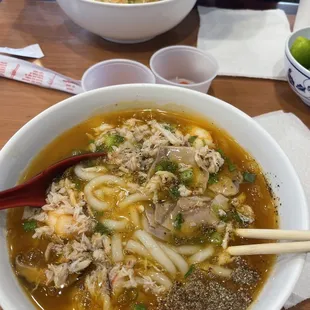 Banh Canh Udon Soup