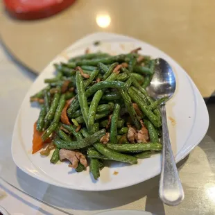 Green Sauted String Bean(WITH PORK)