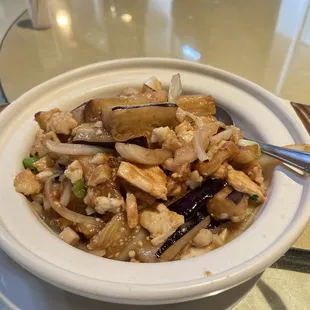 Eggplant with Salted-fish &amp; Chicken