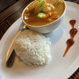 Panang Curry with Rice
