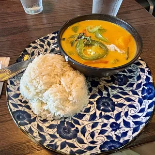 Pumpkin Curry with Rice