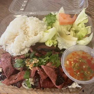 BBQ Beef with Rice