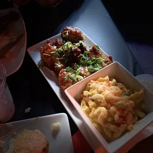 Wings and Mac n cheese