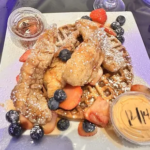 Chicken and waffles