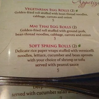Soft Spring Rolls