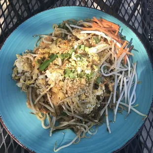 Chicken Pad Thai with Scrambled Egg.  Incredible.