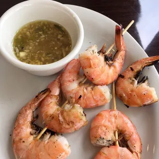 Grilled shrimps
