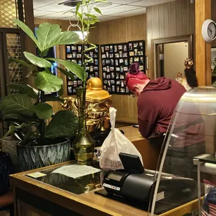 Inside the restaurant