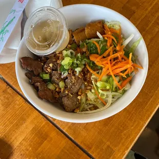 Beef V4. Vermicelli with Grilled Beef Bowl