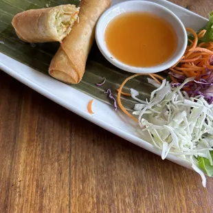 &quot;Spring Rolls&quot; more like egg roll.