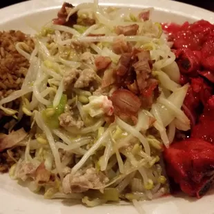 Combination Dinner #2 Fried Rice, Pork Chow Mein, Spare Ribs