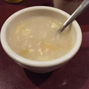 Egg flour soup