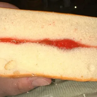 Strawberry sandwich