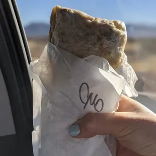 Chorizo breakfast burrito