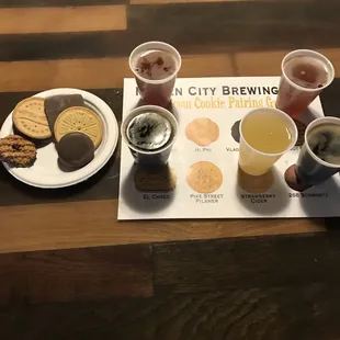 Paring up Girl Scout cookies n beer tonight