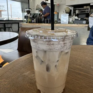 Banana nut bread latte