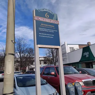 Parked in the Schauffele Plaza parking lot across the street from Maido.