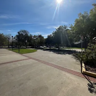 Driveway of community center