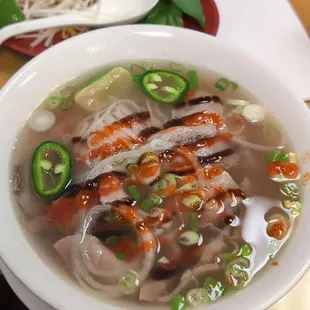 #08 pho tai nam - sliced eye round steak &amp; brisket