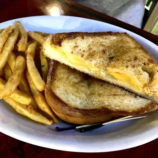 Grilled cheese &amp; fries