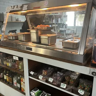 Menu on the left