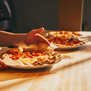 pizza, food