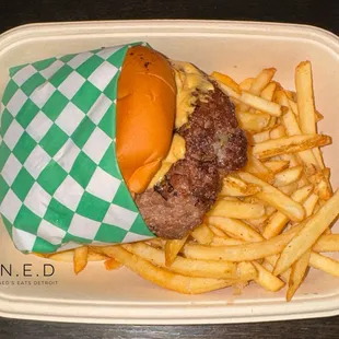 Maillards Double with Fries