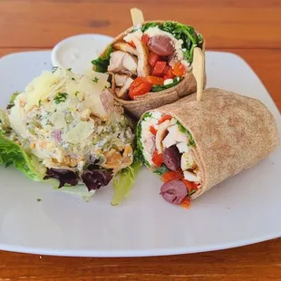 Greek Chicken Wrap Lunch Special 4-11-22 through 4-15-22