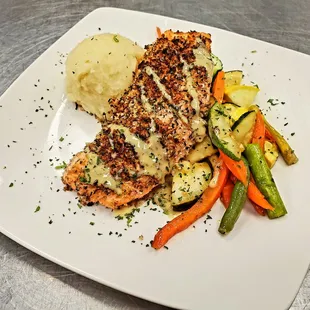 Herb Crusted Salmon