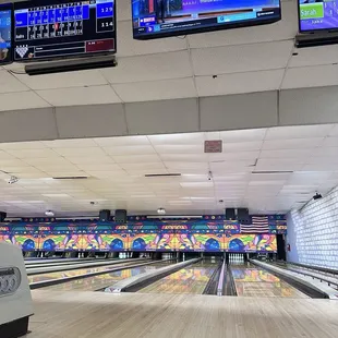 Plenty of space, great score boards