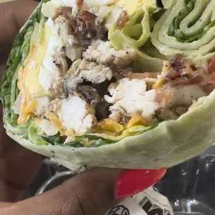 Jerk Chicken Cobb Wrap