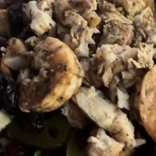 Jerk chicken and Shrimp