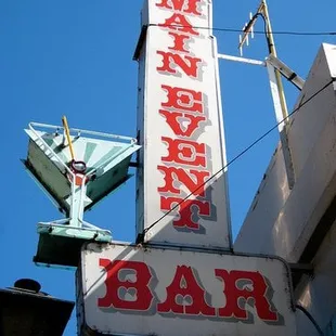 a neon sign for a bar
