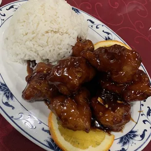 Lunch Orange Chicken