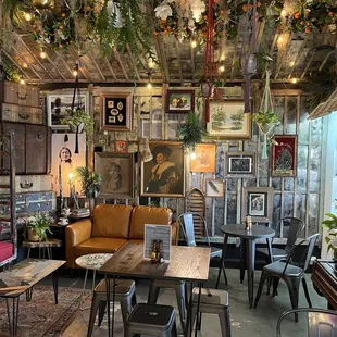 the interior of the store